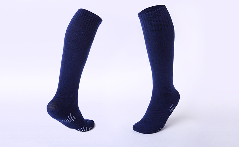 Solid Color Children Sports Socks Thick Towel Bottom Stockings Football Socks Absorb Sweat Comfortable Wear